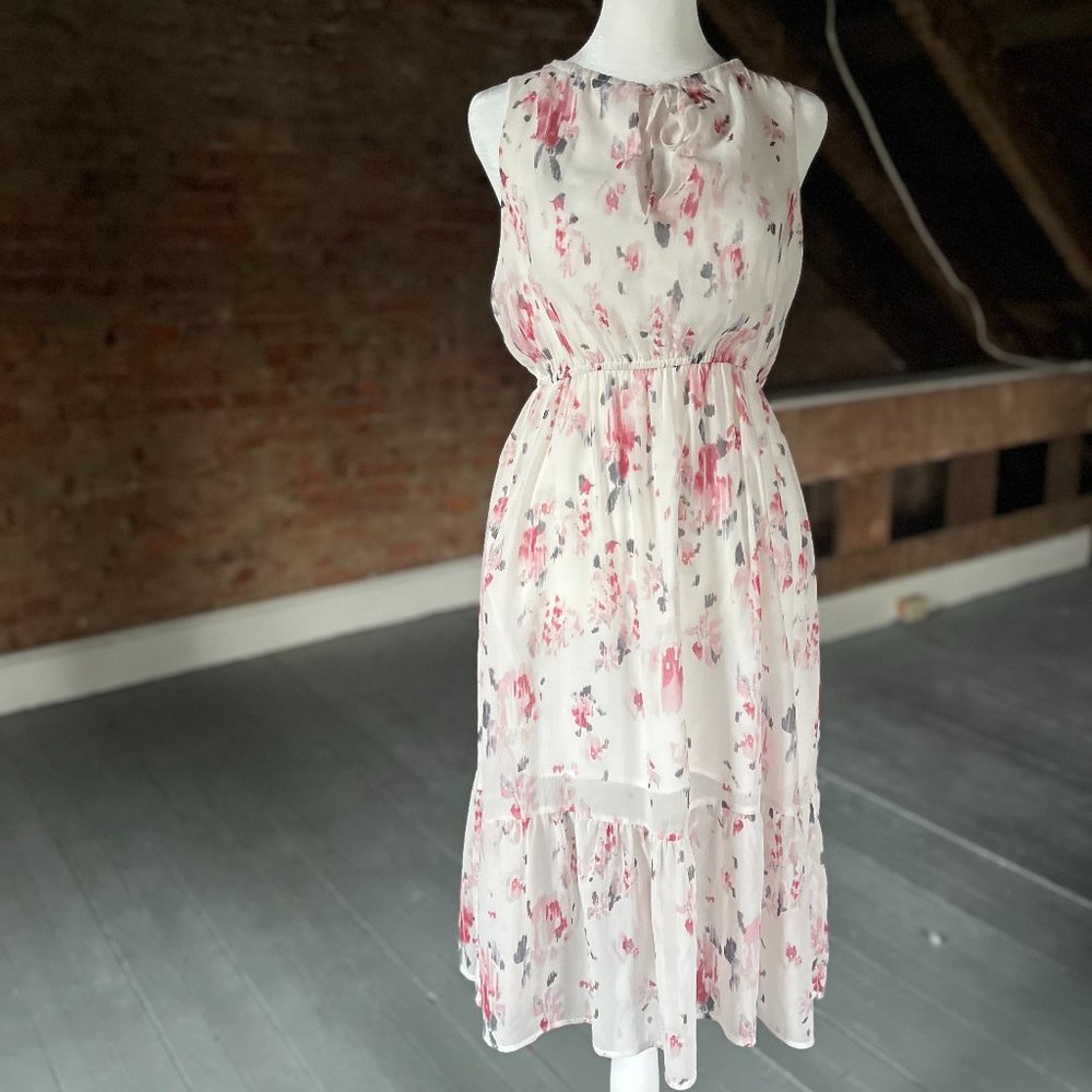 Women's Romantic Tiered Dress by Black Swan Spring Midi Dress